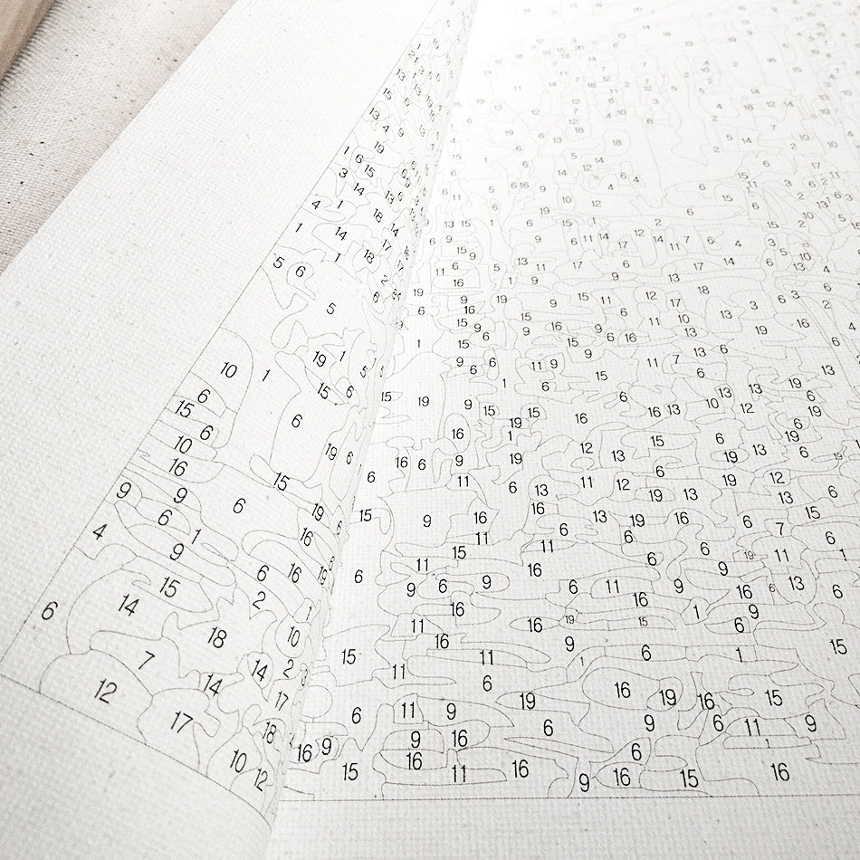 Dog And Fish Acrylic Paint By Number