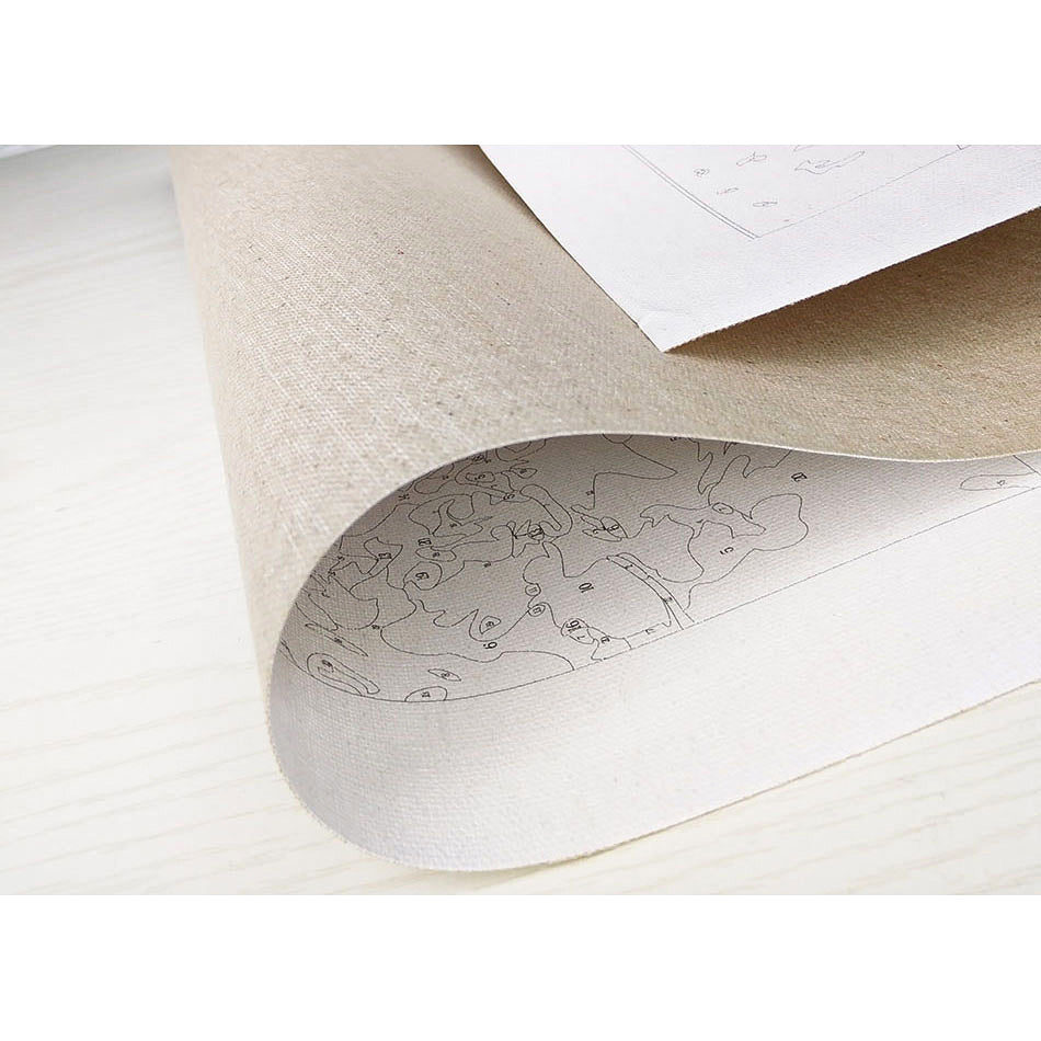 Dog And Fish Acrylic Paint By Number