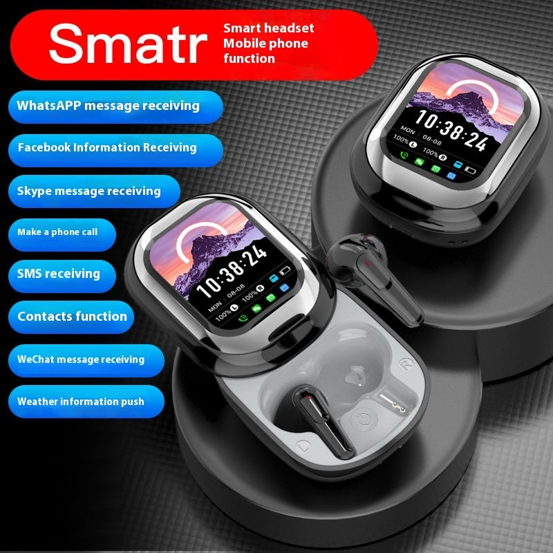 TWS In-ear Bluetooth Headset With Screen