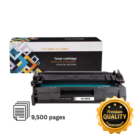HP 148X (W1480X) Black High Yield LaserJet Toner Cartridge