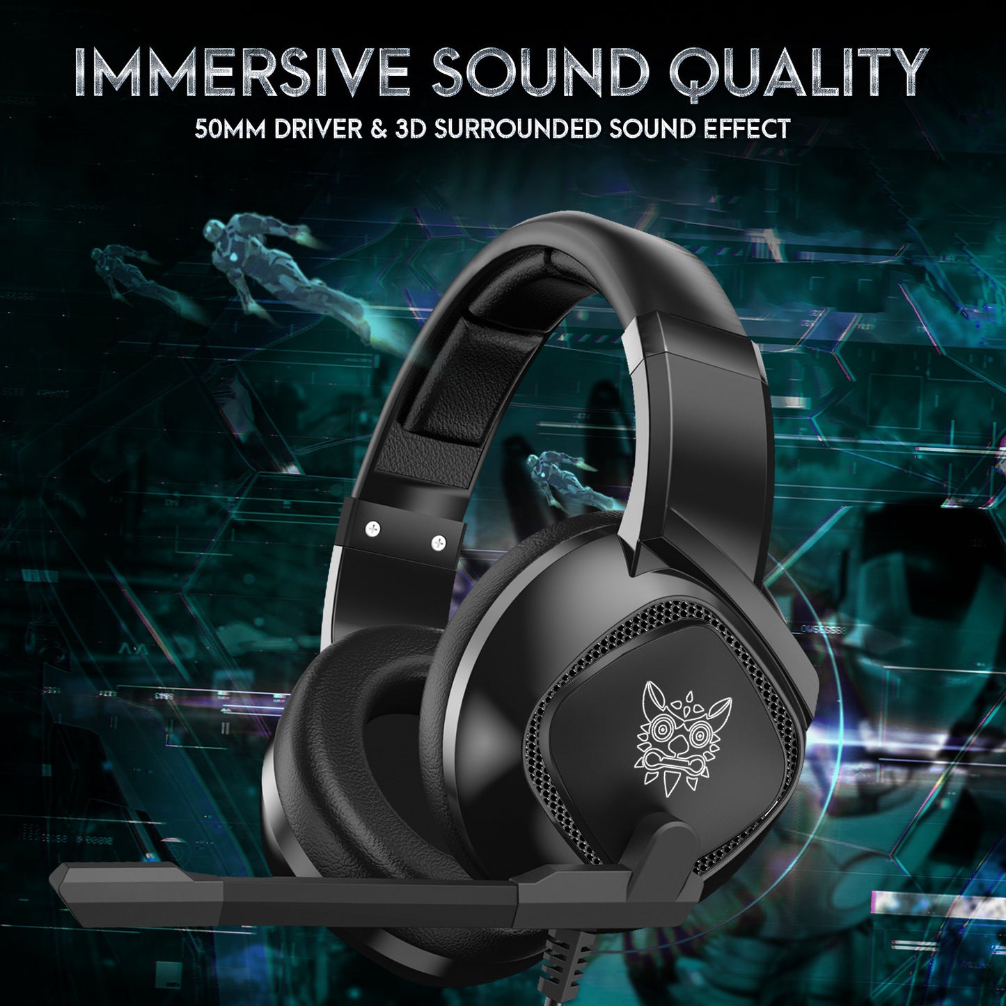 Gaming Headset For X-box One, PS4 Over Ear Headphones